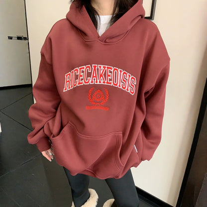 【トップス】刺繍 春 秋 冬 ヘビーウェイト 裏起毛  フード付き パーカー 【FCシリーズ】