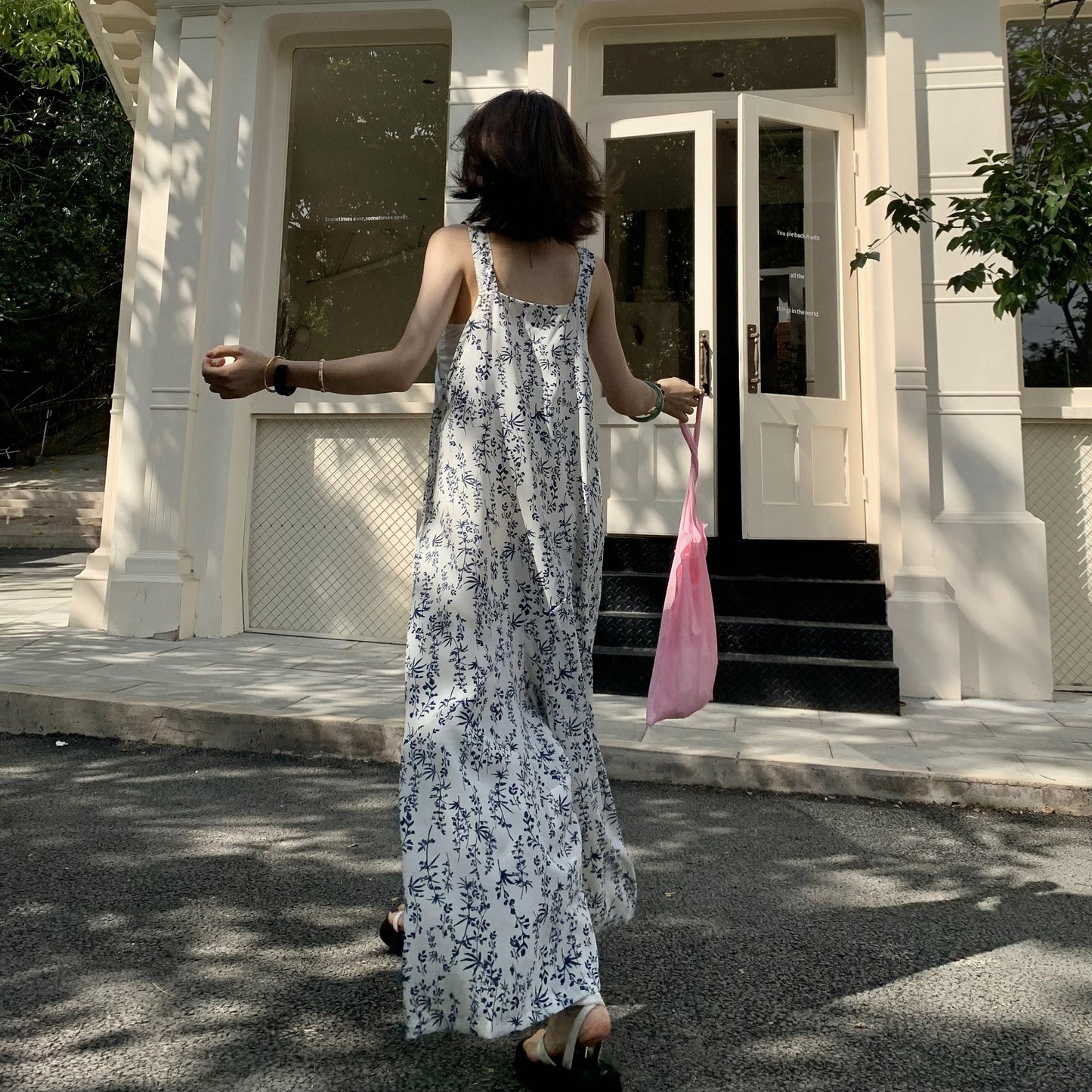 【ボトムス】夏新作 オーバーサイズ  ルーズシルエットで抜け感コーデ ゆったりリラクシーオールインワン【SHシリーズ】