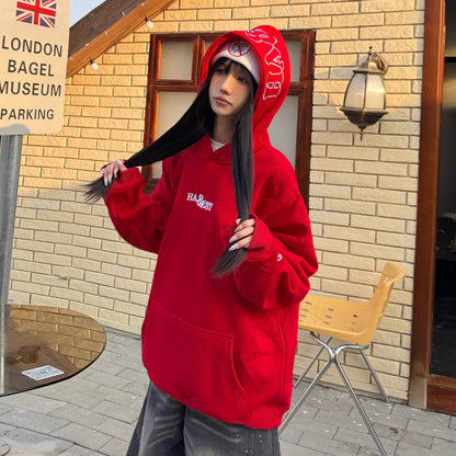 【トップス】刺繍ロゴ フード付き スウェット アメカジ ストリート 新作 男女兼用 裏起毛 パーカー【FCシリーズ】