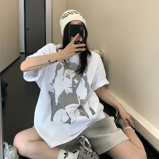 【トップス】アメリカン ヴィンテージ風 ヘビーウェイト ワッペン刺繍 コットン100% 半袖Tシャツ【FCシリーズ】