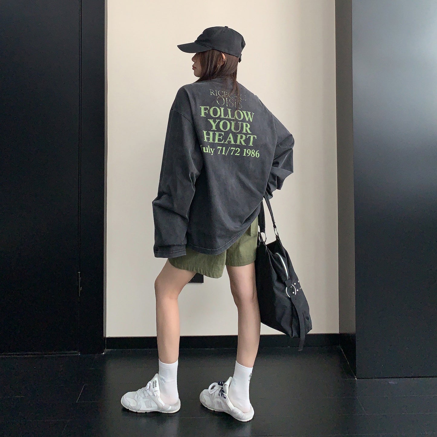 【トップス】アメリカンヴィンテージウォッシュロンT レディース オーバーサイズ 秋コーデ 長袖Tシャツ【FCシリーズ】