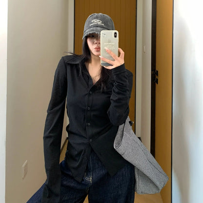 【トップス】夏 薄手 スリム UVカット 高見え 長袖 シャツ 【FCシリーズ】