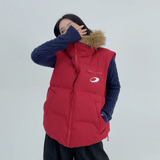 【トップス】厚手中綿ベスト アメカジ ショート丈 レディース【FCシリーズ】【10～13日発送】