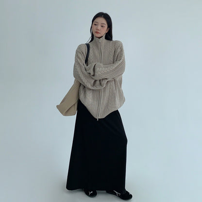 【トップス】レトロ 抜け感 個性的 ニット 【FCシリーズ】