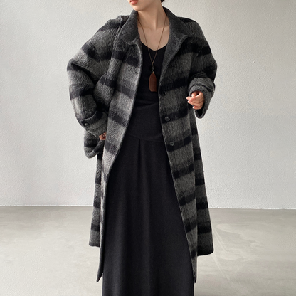 【アウター】バッグ付き⭐上質  韓国風 厚手 ウール ロングコート レディース 秋冬【シリーズ】