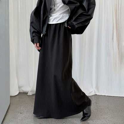 【ボトムス】春 秋 冬 ストレート 万能 細見え ハイウエスト スカート 【JZシリーズ】