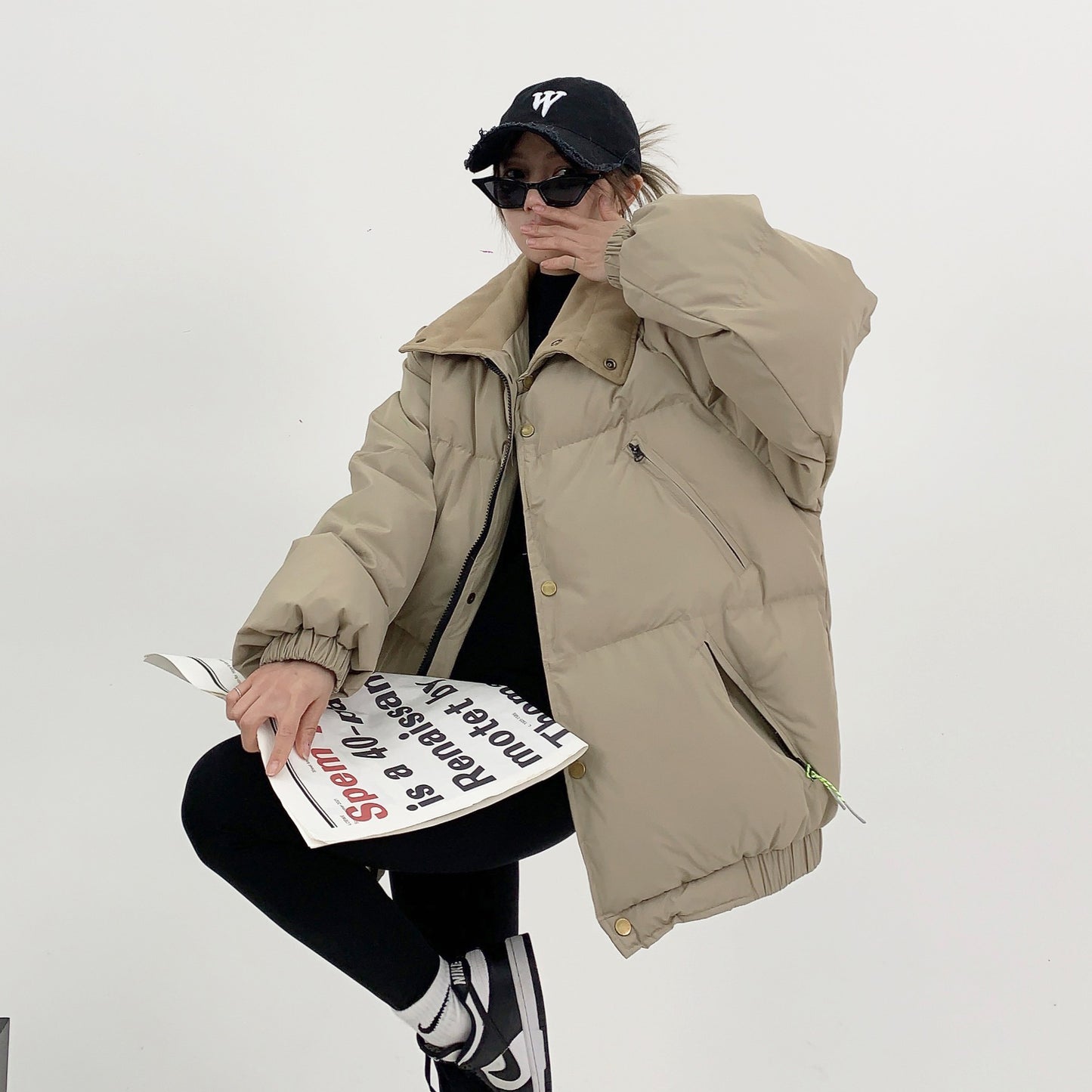 【アウター】デザイン重視♡冬用ショート中綿コート レディース ゆったりカジュアル 小洒落レトロスタイル 綿入れコート【FCシリーズ】