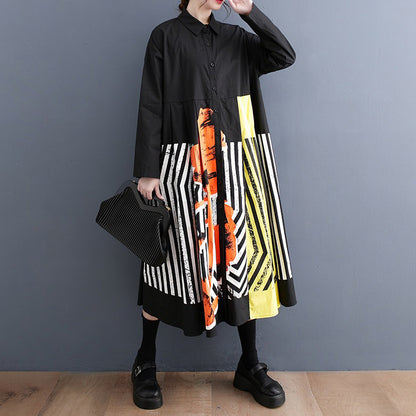 【ワンピース】大きいサイズ レディース 2026春夏新作 ゆったり 花柄切替 カジュアル長袖ワンピース 着痩せ 気質 上品
【SHシリーズ】