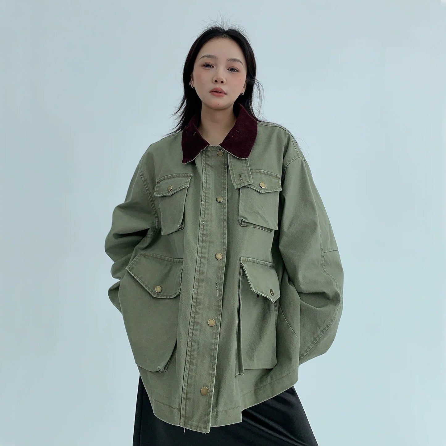 【アウター】春 秋 冬 バーンスタイル リラックス感 ワークウェア ジャケット 【FCシリーズ】