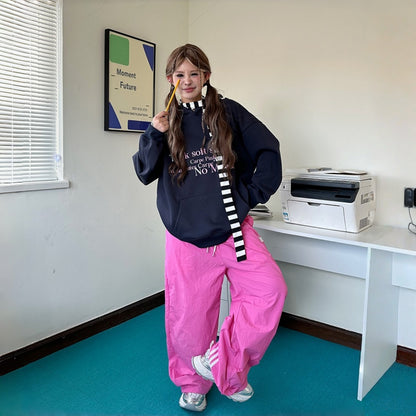 【トップス】韓国風 フード付き アルファベット スタイリッシュ パーカー【FCシリーズ】