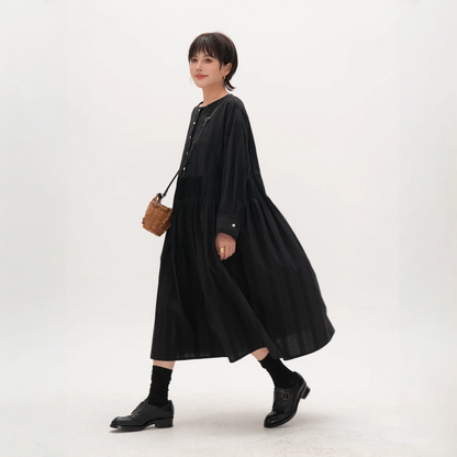 【ワンピース】春 秋 冬 クルーネック 長袖  ワンピース 【JZシリーズ】