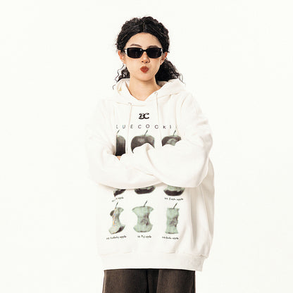 【トップス】アメリカンレトロ デザイン フードパーカー 春 男女兼用 ゆったり カジュアル 着回し アウター【FCシリーズ】