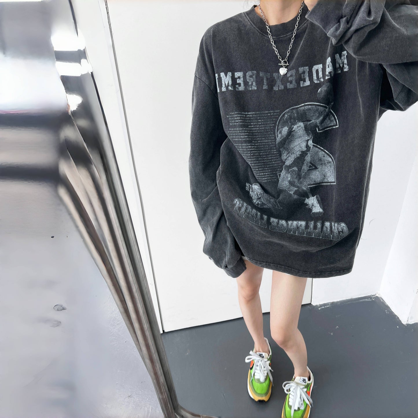 【24AW】【トップス】【15～20日内発送】レトロ ゆるリラックス プリント Ｔシャツ 【FCシリーズ】