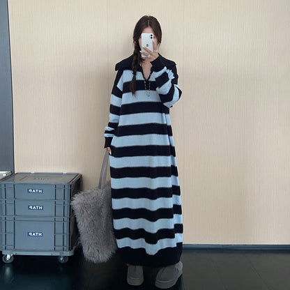 【ワンピース】体型カバーニットワンピース レディース 秋冬新作 大きいサイズ ミディ丈 ストレートシルエット【JZシリーズ】