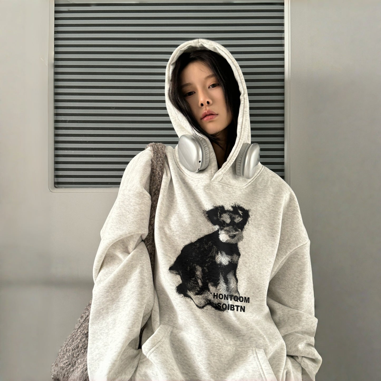 【トップス】oversize レトロ 合わせやすい 若見え  パーカー【FCシリーズ】