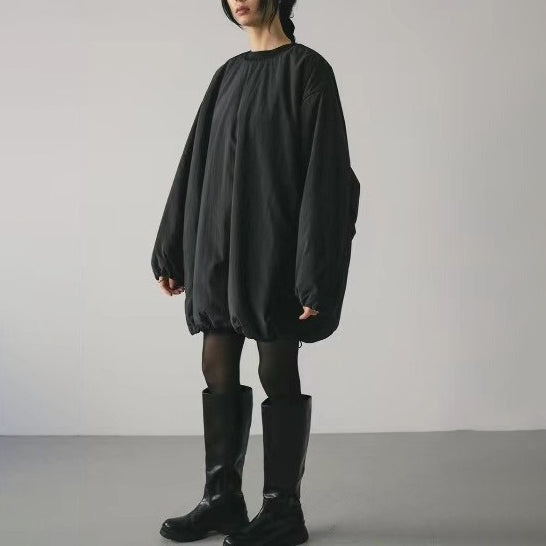 【アウター】ゆったり中綿ジャケット レディース 冬新作 軽量 暖かい 体型カバー カジュアル 綿入れコート【JZシリーズ】