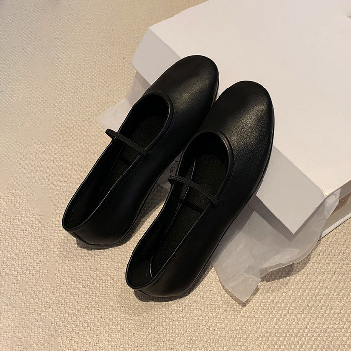 【シューズ】シンプル ソフトソール メリージェーンシューズ レディース バレエシューズ パンプス フラットシューズ