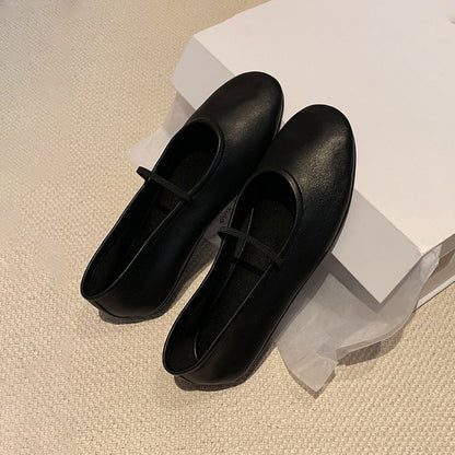 【シューズ】シンプル ソフトソール メリージェーンシューズ レディース バレエシューズ パンプス フラットシューズ