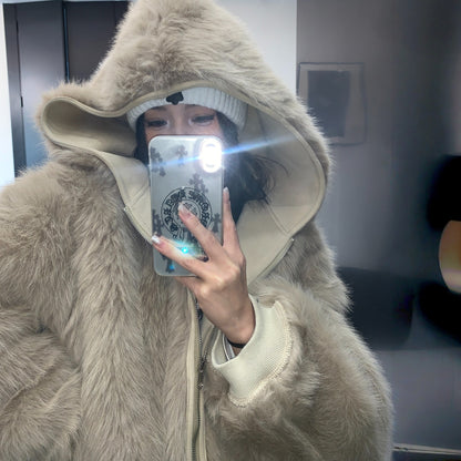 【アウター】2WAY 抜け感 春 秋 冬 リバーシブル 厚手 フード付き ジャケット【FCシリーズ】