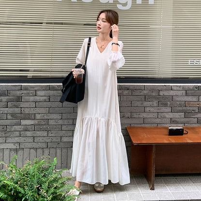 2点セット！【セットアップ】春夏秋 ヴィンテージ感あふれるベスト×ワンピースセットアップ  ゆったりシルエット ワンピ 2点セット 韓国風コーデ【JZシリーズ】