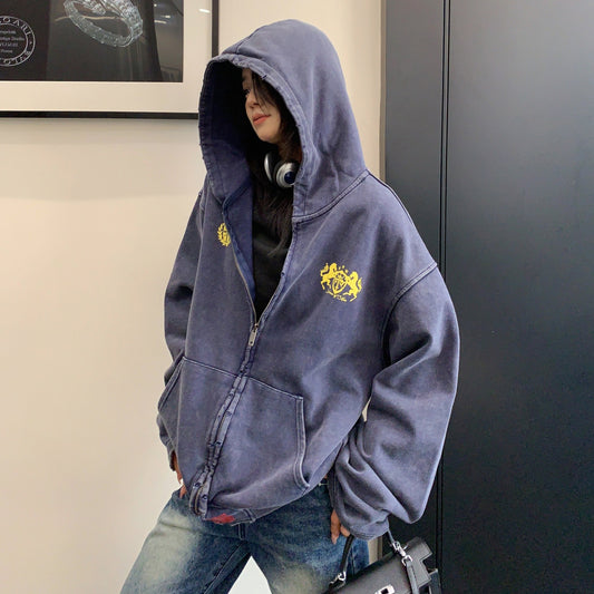 【アウター】ウォッシュド加工 ポニー アメリカンスタイル スウェット 【FCシリーズ】