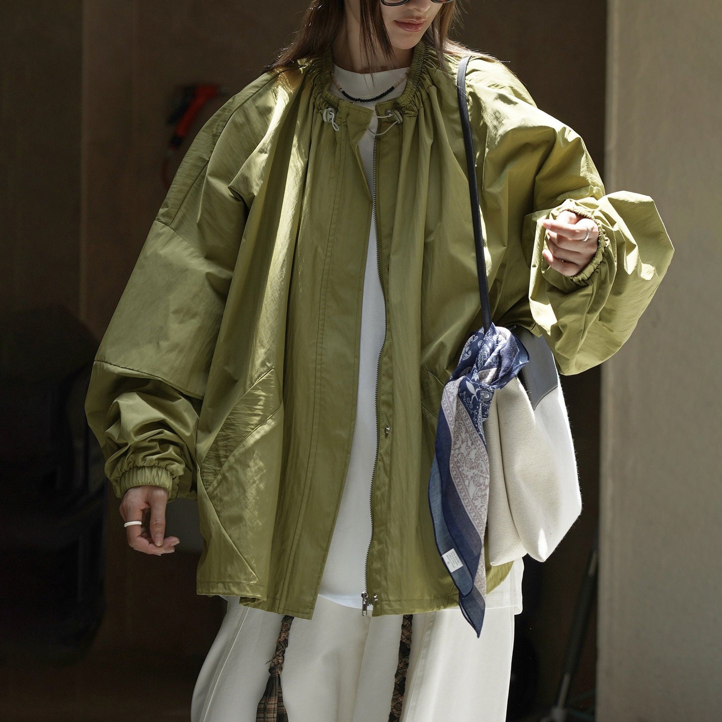 【アウター】初秋新作 韓国風 アウトドアジャケット 防風＆ゆったりシルエットのカジュアルアウター【JZシリーズ】