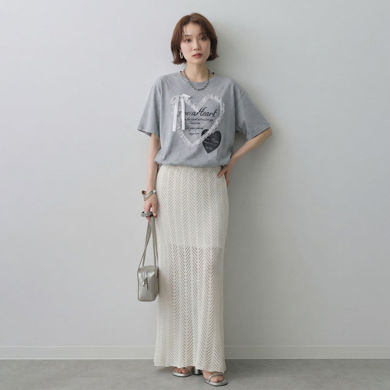 【トップス】リボン デザイン コットン 半袖 Tシャツ レディース 夏 ゆったり 若見え こなれ感 きれいめ【JZシリーズ】