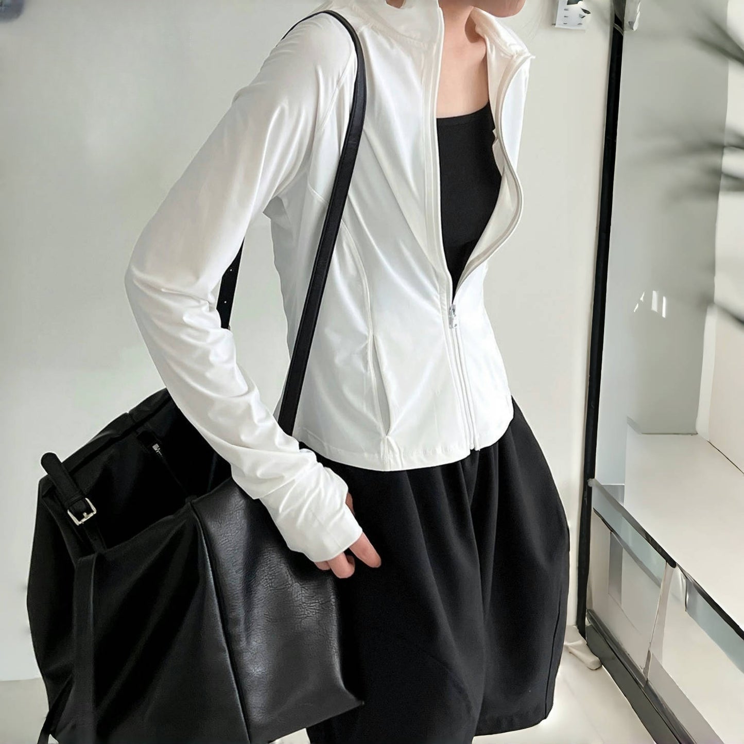 【アウター】夏 日焼け止め UPF50+ ウエストマーク ジャケット 【SNシリーズ】