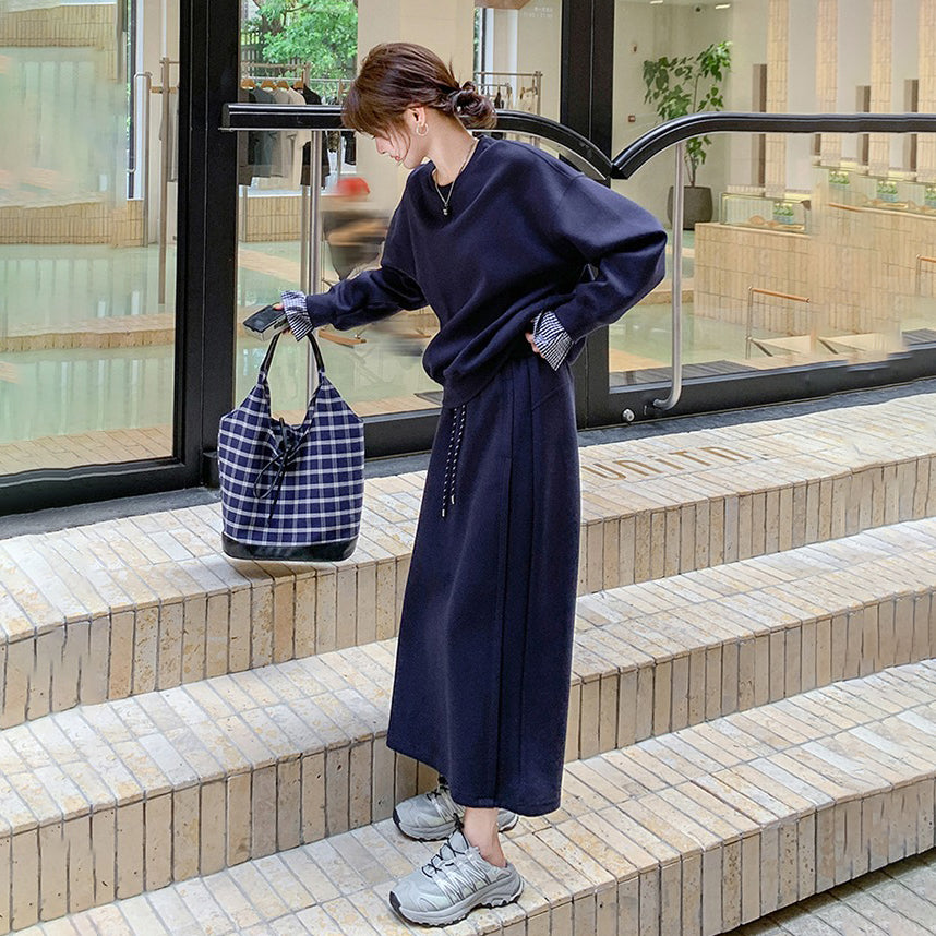 2点セット！【セットアップ】絶美な高級感×女性らしさ溢れる 春秋 カジュアルスポーツ 上下セット【JZシリーズ】