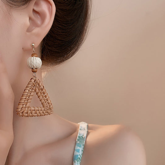 【🎁 B2G1｜先行スタート！】【グッズ】ボヘミアン風 高級フリンジ リゾート風 ピアス/イヤリング