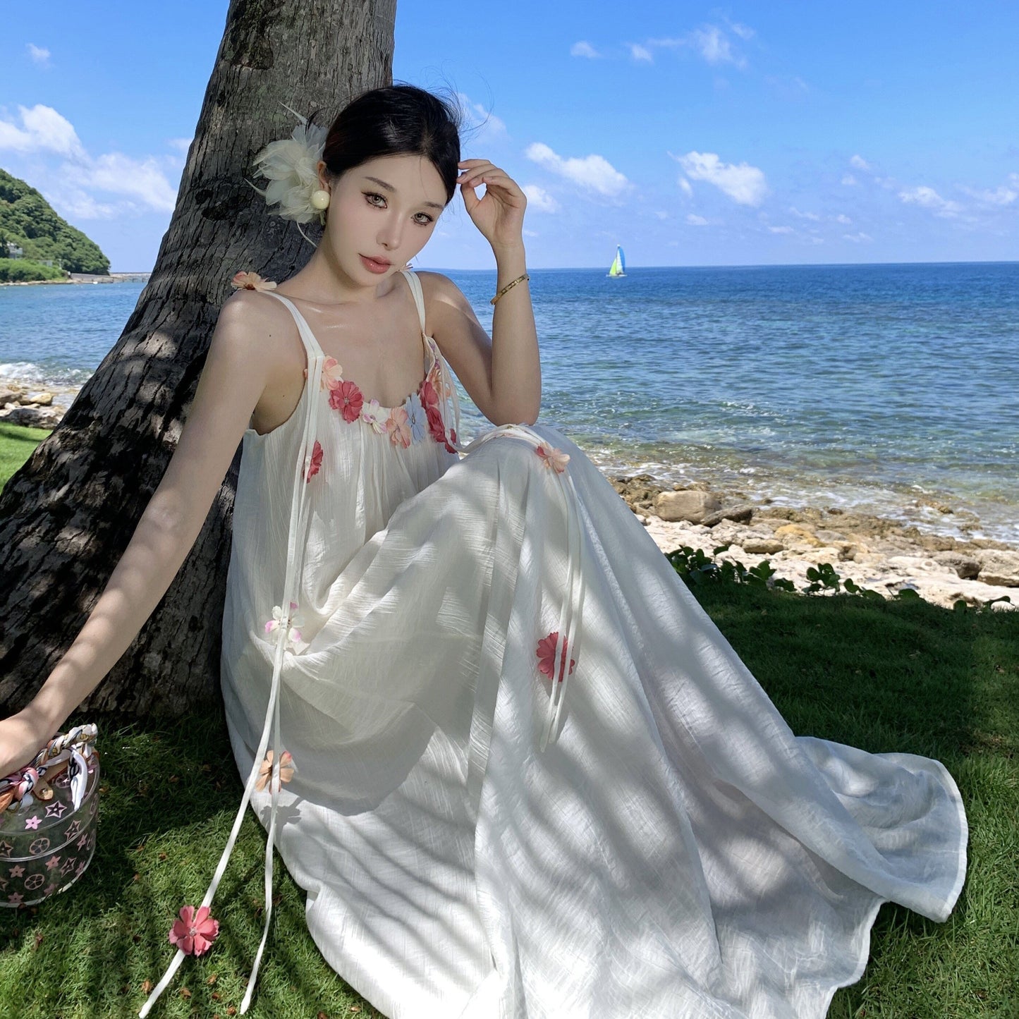 【ワンピース】ミルクティー系 ティードレス 夏 キャミワンピース 【SHシリーズ】