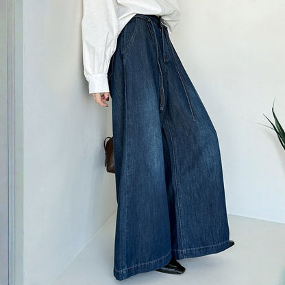 【ボトムス】春 秋 冬 レトロ ゆったり 落ち感  ワイドパンツ   【JZシリーズ】