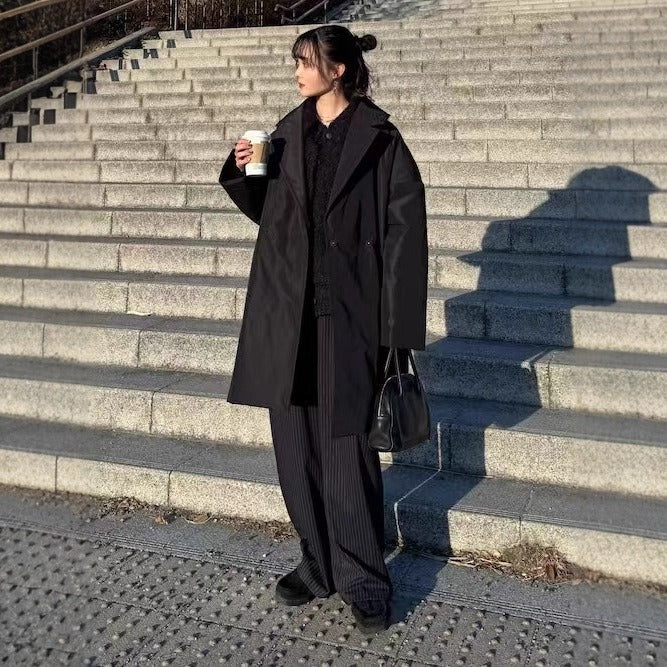 【アウター】韓国風個性派中綿コート レディース 秋冬新作 ゆったり リラックスシルエット おしゃれ 綿入れコート【JZシリーズ】