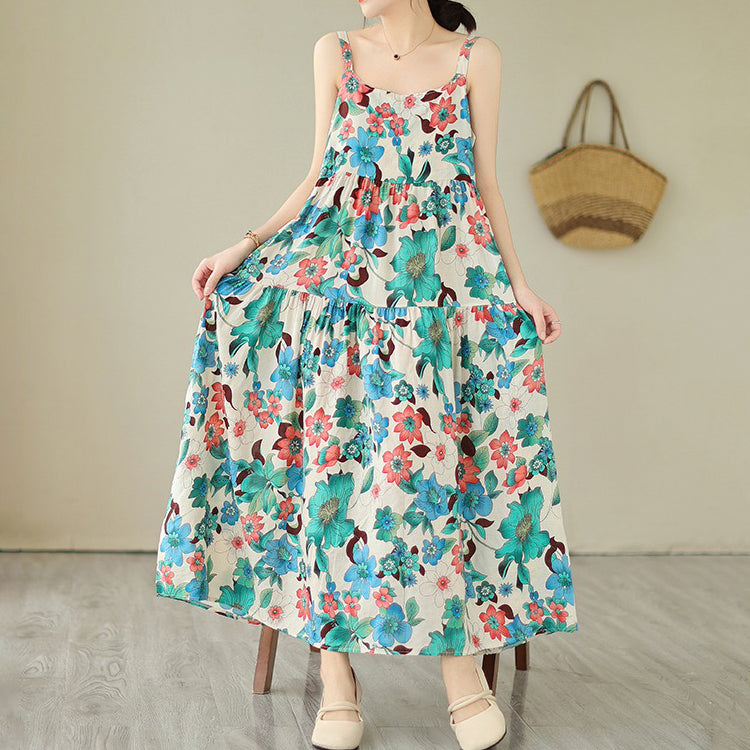 【ワンピース】大人可愛いフレアキャミワンピ｜大きいサイズ対応 ノースリーブワンピース【SHシリーズ】