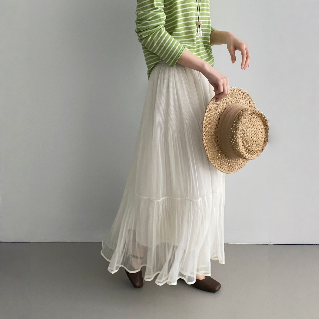 【ボトムス】ふんわり やわらかい フェアリー風スカート 【JZシリーズ】