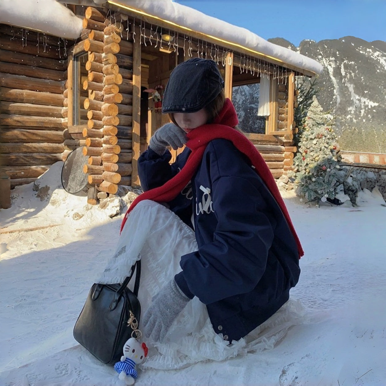 【60%OFF⭐️早い者勝ち】【ボトムス】やや透け感のある レース 切り替えし アシンメトリー チュール スカート【JZシリーズ】