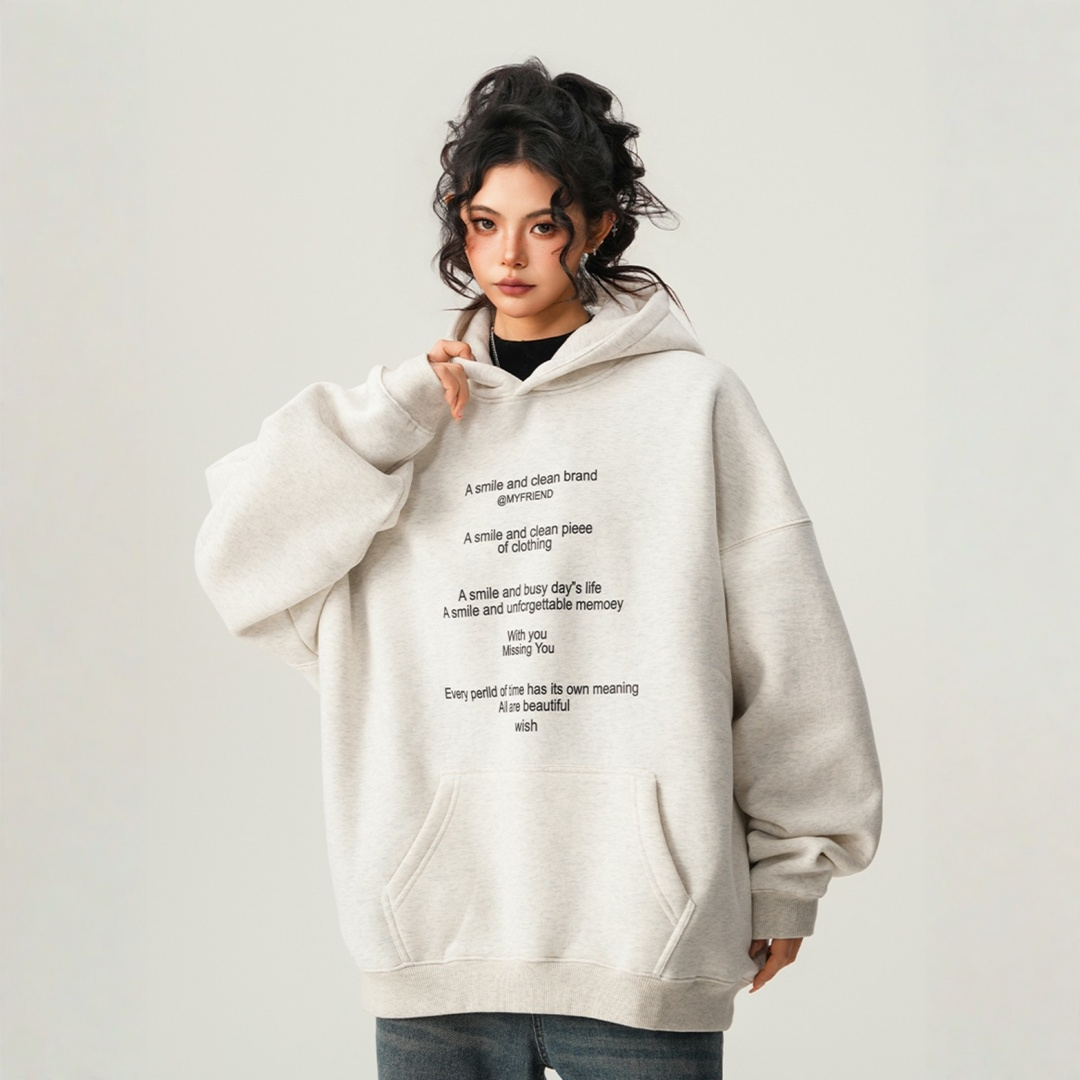 【60%OFF⭐️先行スタート！】【トップス】ヘビーウェイト 春 アルファベットロゴ 秋 冬 ゆったり フード付き パーカー 【FCシリーズ】