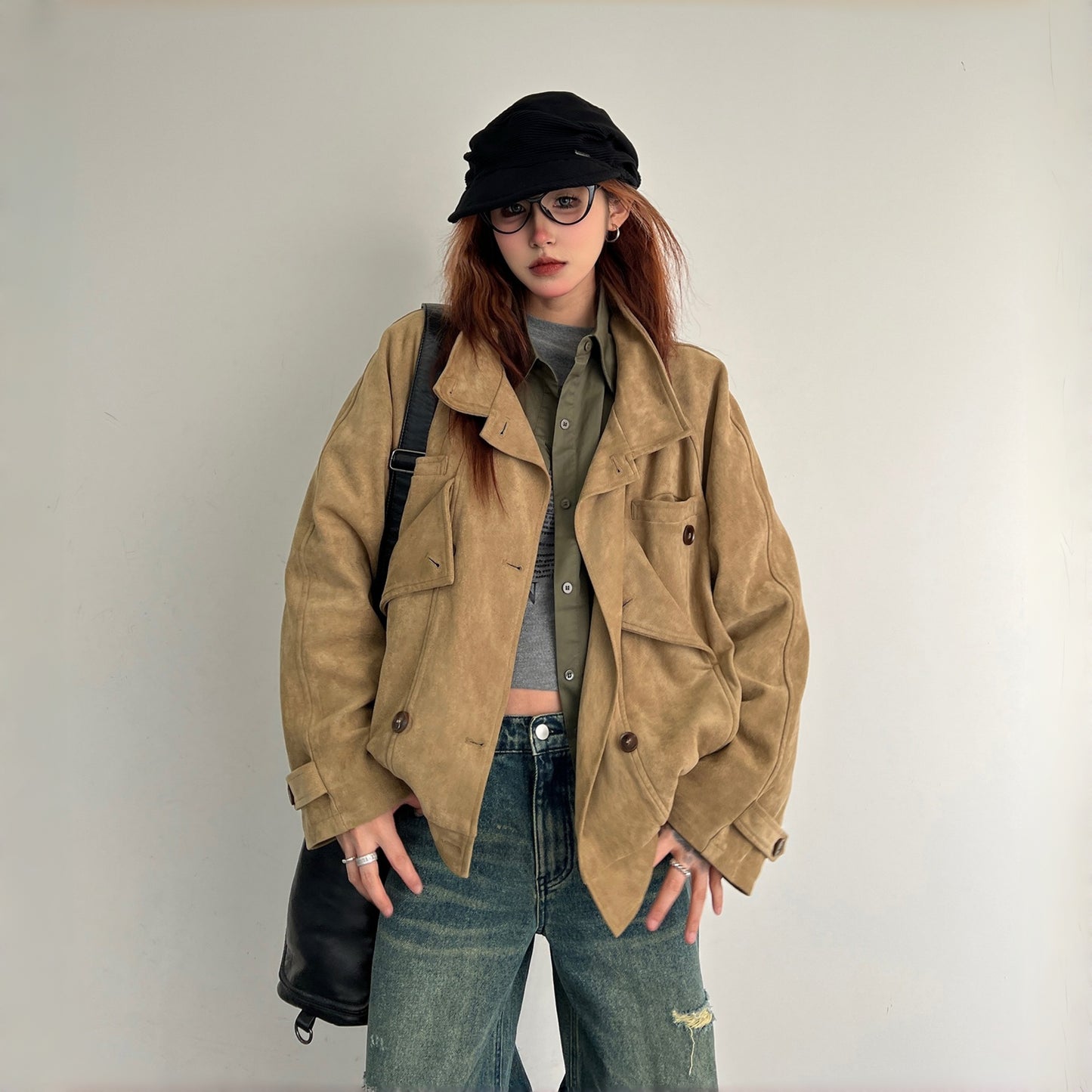 【アウター】新作 香港風 レトロ 春秋 カジュアル ジャケット【FCシリーズ】