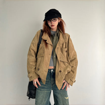 【アウター】新作 香港風 レトロ 春秋 カジュアル ジャケット【FCシリーズ】