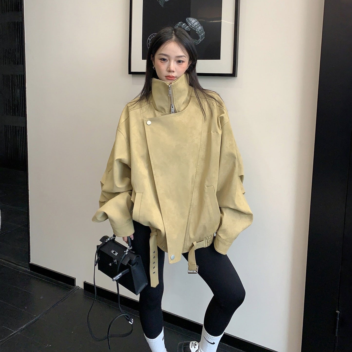 【アウター】フェイクレザー レトロ レトロ ジャケット 【FCシリーズ】