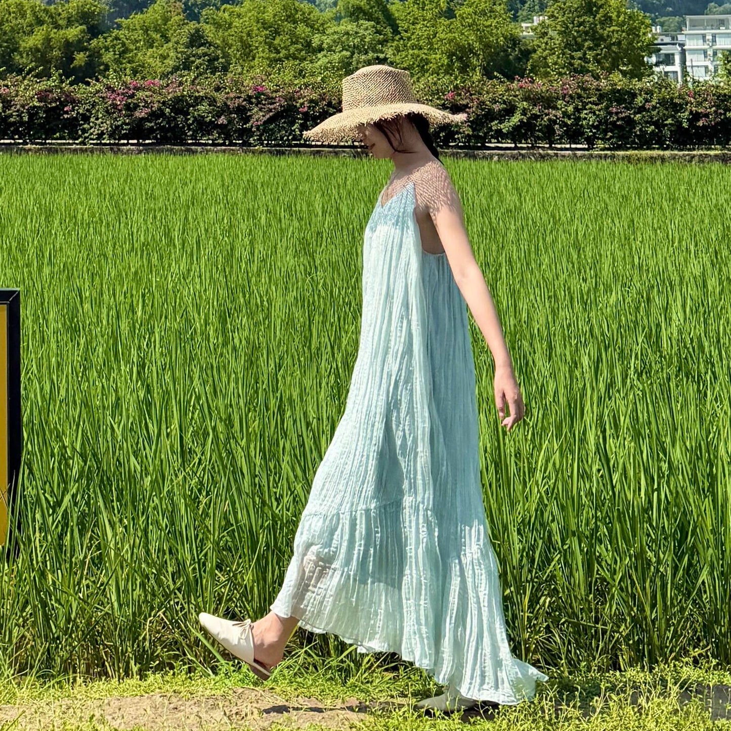 【ワンピース】リゾートロングワンピース レディース 大人可愛い Aライン ワイドシルエット 旅行コーデ 夏ドレス【SHシリーズ】