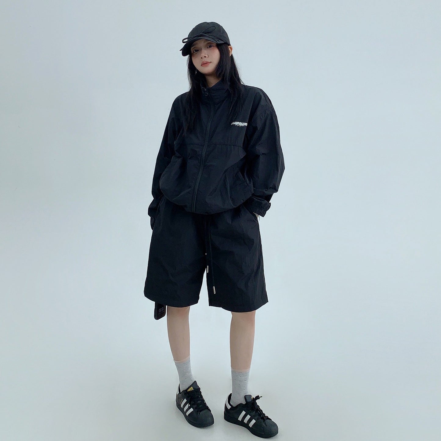 2点セット！【セットアップ】 夏 カジュアル スポーツ 紫外線対策 ジャケット ＋ ショートパンツ 上下セット【FCシリーズ】