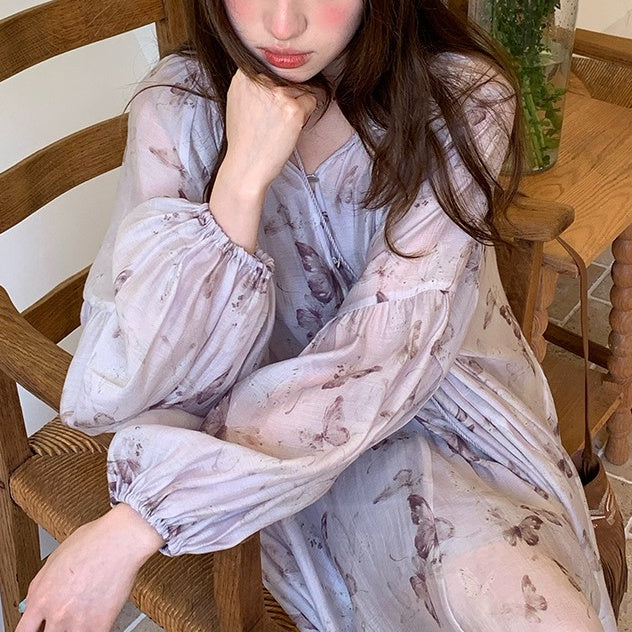 【ワンピース】春 秋 Aライン  カジュアル エレガント キュート 長袖 ワンピース 【SHシリーズ】