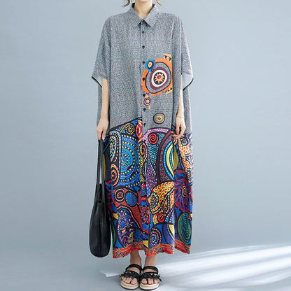 【ワンピース】特大サイズ レディース 夏新作 花柄 半袖 シャツワンピース ゆったり シルエット お腹カバー ロング丈 ミディワンピース
【SHシリーズ】