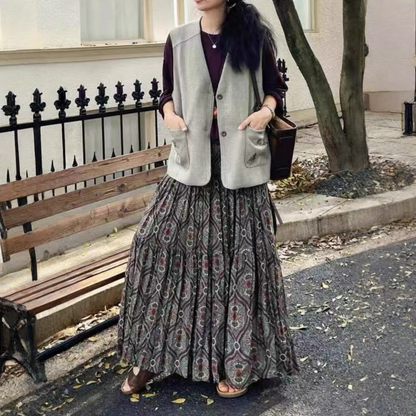 期間限定⭐️60%OFF【ボトムス】プリーツ ふんわり ハイウエスト ハイウエスト スカート 【SHシリーズ】