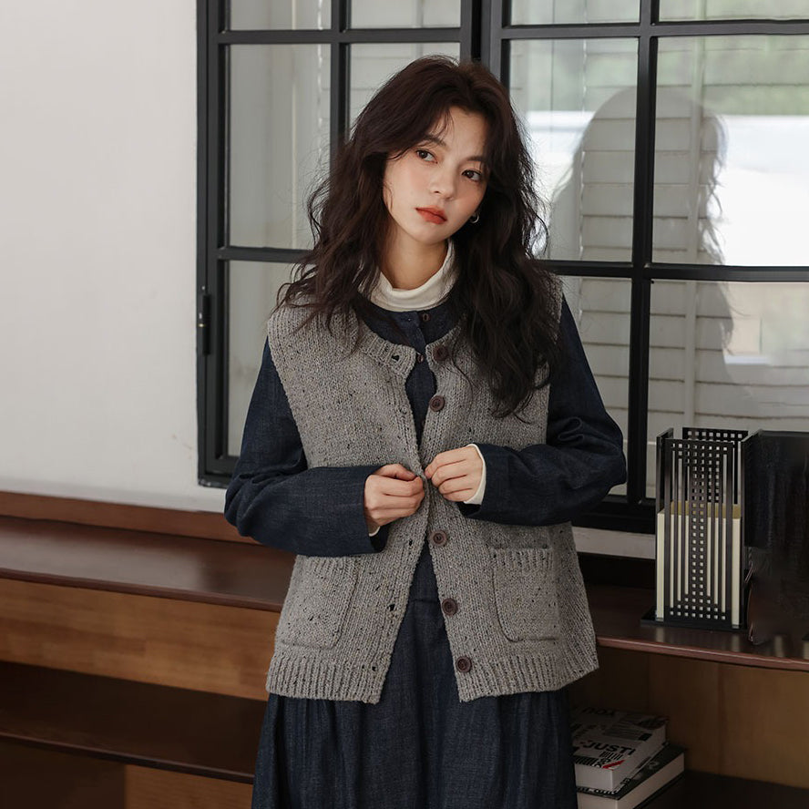 【ワンピース】秋 長袖ワンピース レディース デニム 丸首 ゆったり ミディ丈 森ガール風 文芸 ナチュラル コーデ【JZシリーズ】