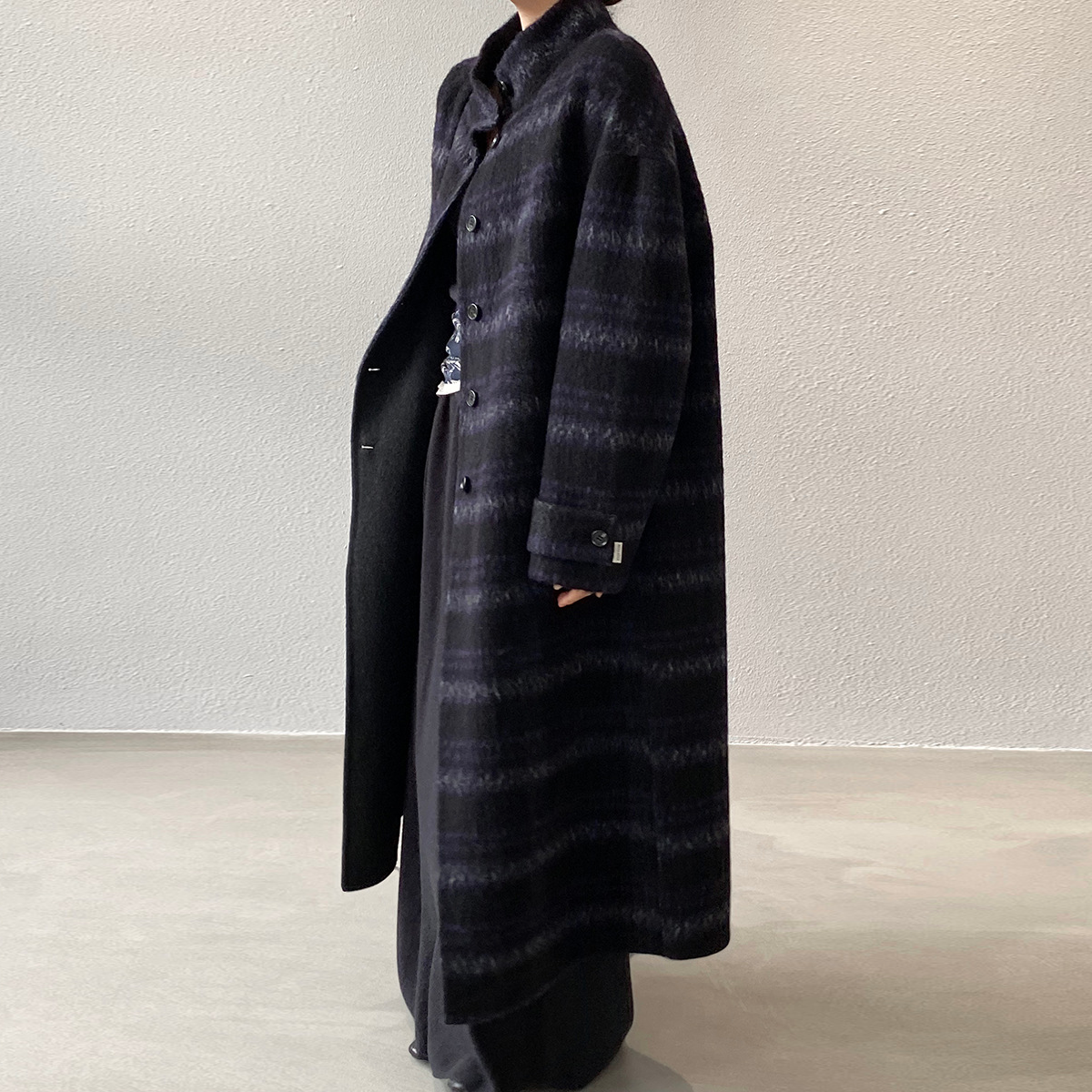 【アウター】バッグ付き⭐上質  韓国風 厚手 ウール ロングコート レディース 秋冬【シリーズ】