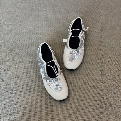 【シューズ】バレエ風 メリージェーン パンプス 【JZシリーズ】