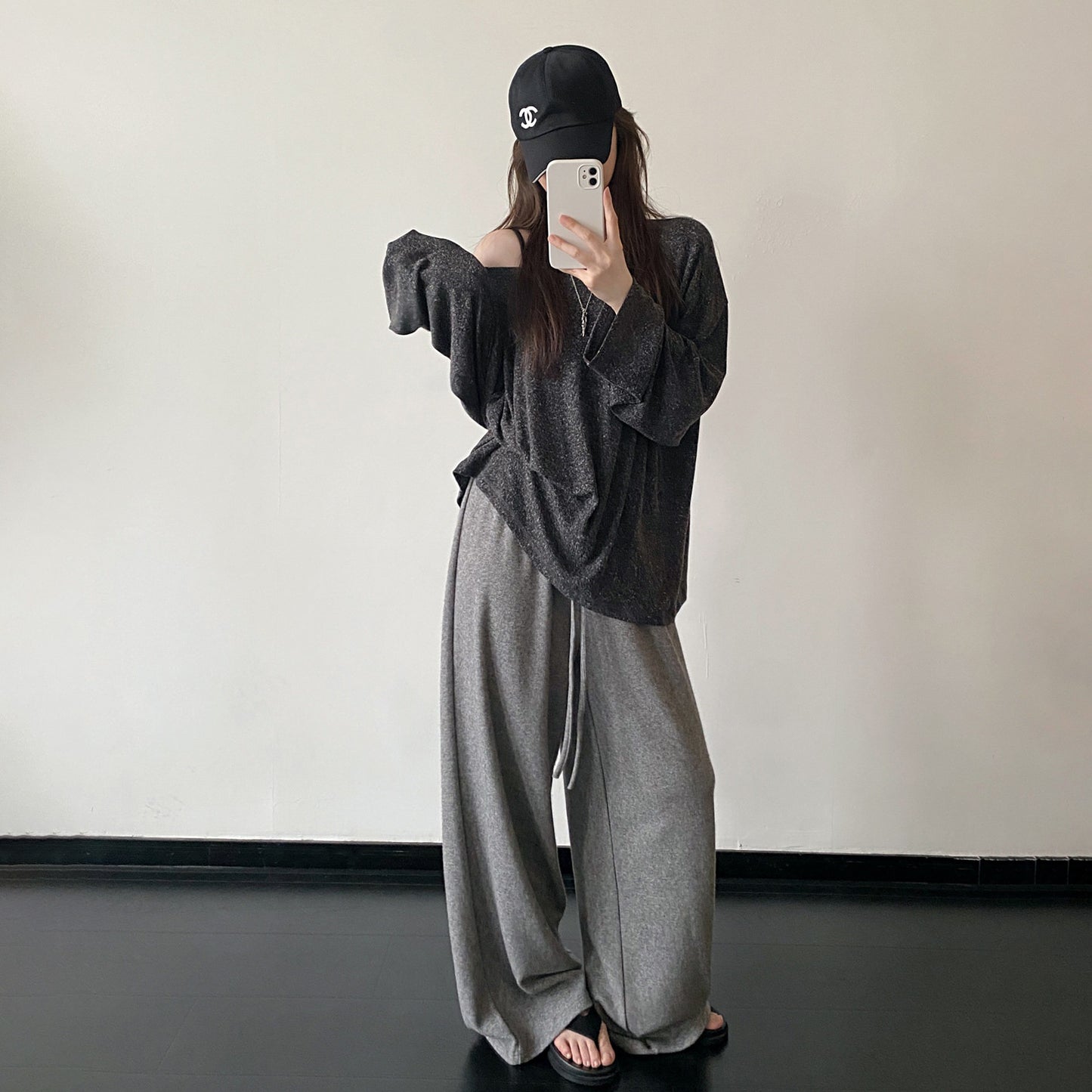 【ボトムス】ワイドパンツ レディース 細見え ハイウエスト 美脚 落ち感 ストレッチ ゆったり カジュアル 春夏【FCシリーズ】