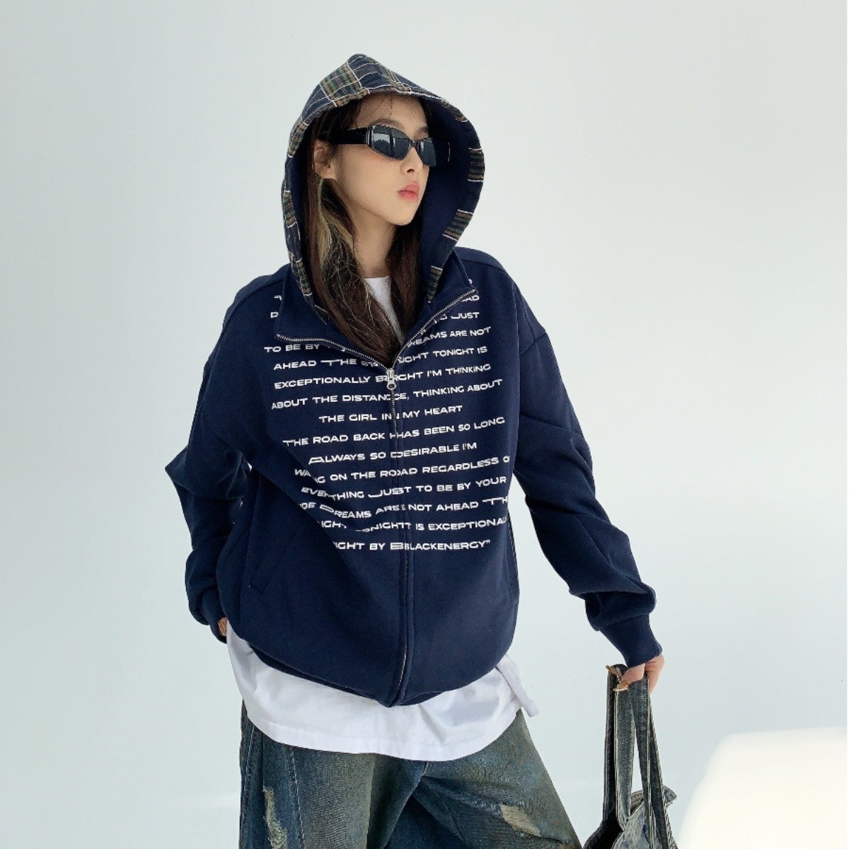 [外套] 春秋印花短連帽外套 [FC系列]